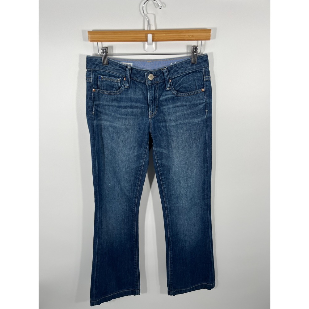 Gap 1969 Jeans Womens 25/0r Blue Long And Lean‎ Low Rise Dark Wash Denim Y2K